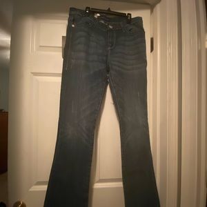 Rock & Republic Denim Blue Jeans Bootcut Kassandra Size 12M NWT